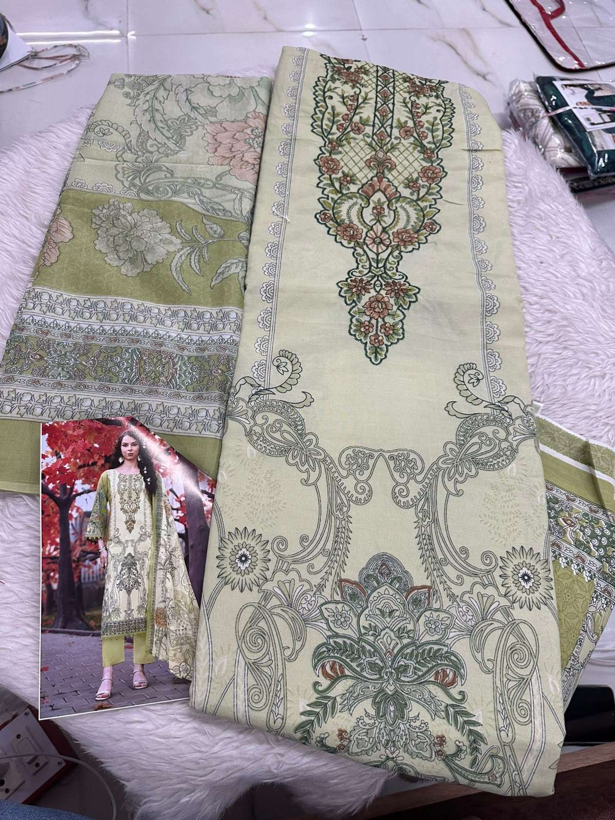 Falah Premium Cotton Collection Code - 50129 By Falah Designer Suits